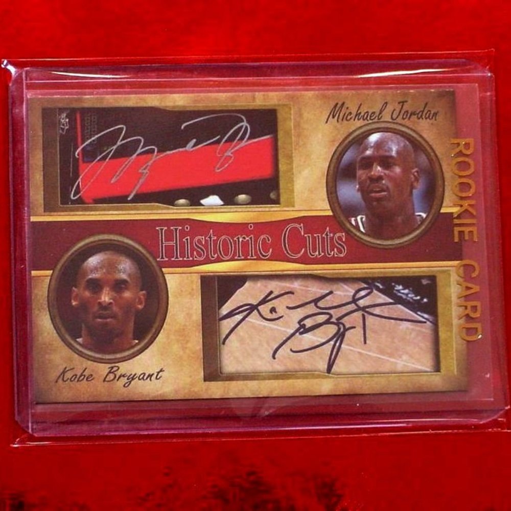 Michael Jordan Kobe Bryant Facsimilie Autograph Card